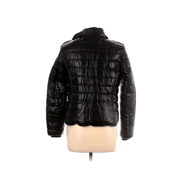 2014 ALEXANDER WANG x H&M Black 100% Leather Biker Jacket - US 12 - Picture 2 of 2